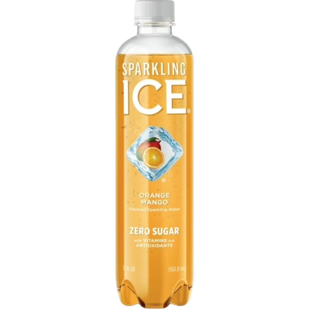 Sparkling Ice Naturally Flavored Sparkling Water, Orange Mango 17 fl oz