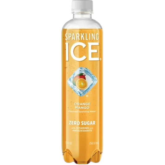Sparkling Ice Naturally Flavored Sparkling Water, Orange Mango 17 fl oz