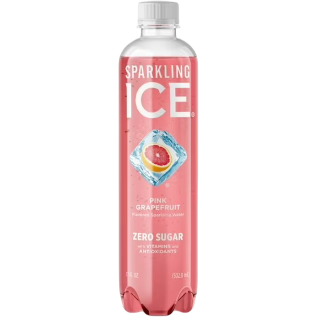 Sparkling Ice Naturally Flavored Sparkling Water, Pink Grapefruit, 17 fl oz