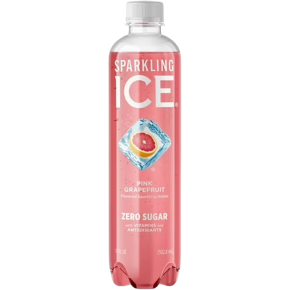 Sparkling Ice Naturally Flavored Sparkling Water, Pink Grapefruit, 17 fl oz