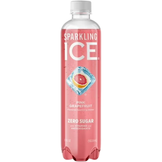 Sparkling Ice Naturally Flavored Sparkling Water, Pink Grapefruit, 17 fl oz