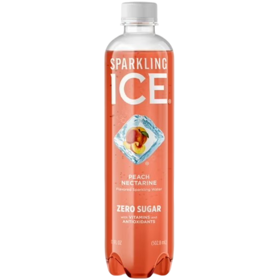 Sparkling Ice Naturally Flavored Sparkling Water, Peach Nectarine, 17 fl oz