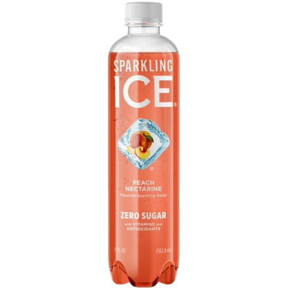 Sparkling Ice Naturally Flavored Sparkling Water, Peach Nectarine, 17 fl oz