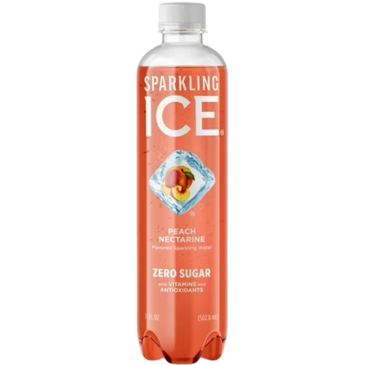 Sparkling Ice Naturally Flavored Sparkling Water, Peach Nectarine, 17 fl oz