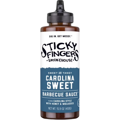 Sticky Fingers Smokehouse Carolina Sweet Barbecue BBQ Sauce, 15.9 oz