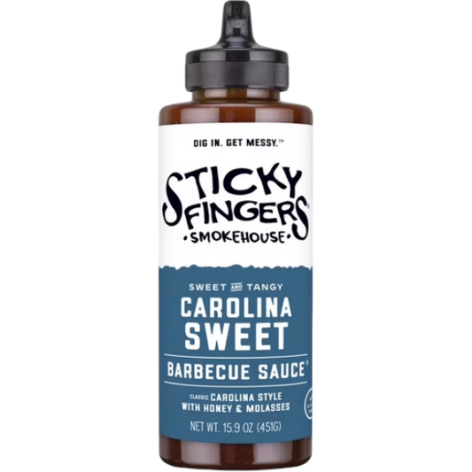 Sticky Fingers Smokehouse Carolina Sweet Barbecue BBQ Sauce, 15.9 oz