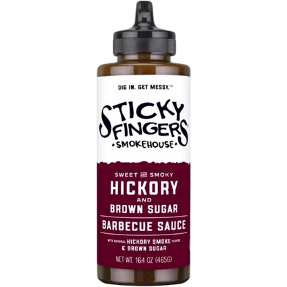 Sticky Fingers Smokehouse Hickory & Brown Sugar Barbecue BBQ Sauce, 16.4 oz