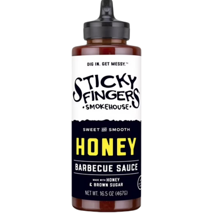 Sticky Fingers Smokehouse Honey Barbecue BBQ Sauce 16.5 oz