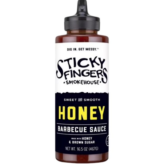 Sticky Fingers Smokehouse Honey Barbecue BBQ Sauce 16.5 oz