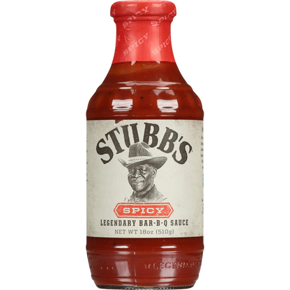 Stubb's Gluten Free Spicy Barbecue BBQ Sauce, 18oz