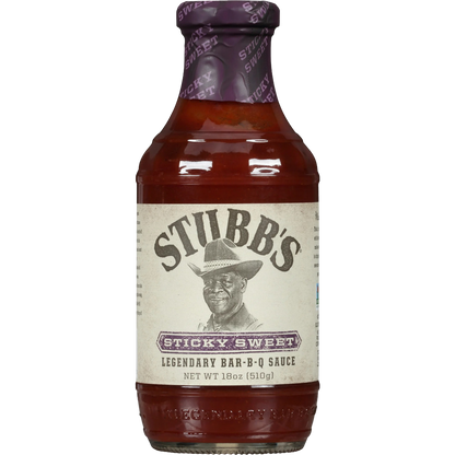 Stubb's Gluten Free Sticky Sweet Barbecue BBQ Sauce, 18oz