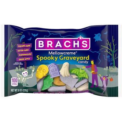 Brach's Mellowcreme Spooky Graveyard Halloween Candy, 8 oz