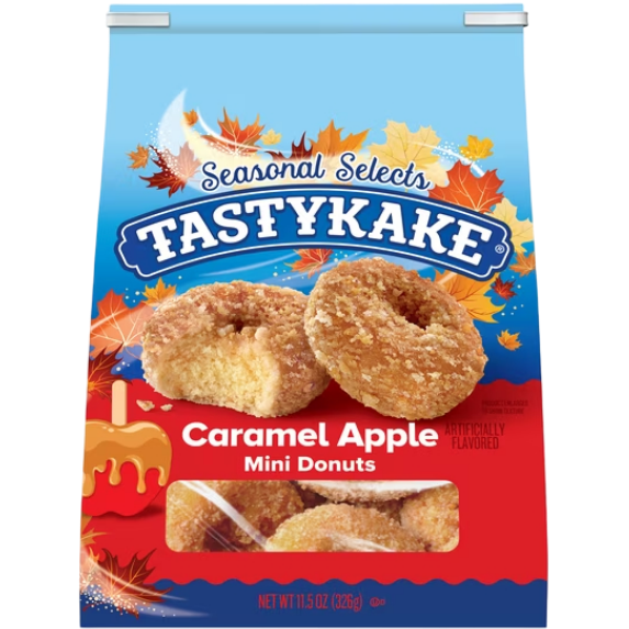 Tastykake Caramel Apple Flavored Mini Donuts, 11.5 oz