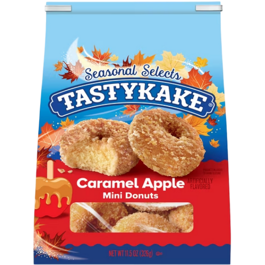 Tastykake Caramel Apple Flavored Mini Donuts, 11.5 oz