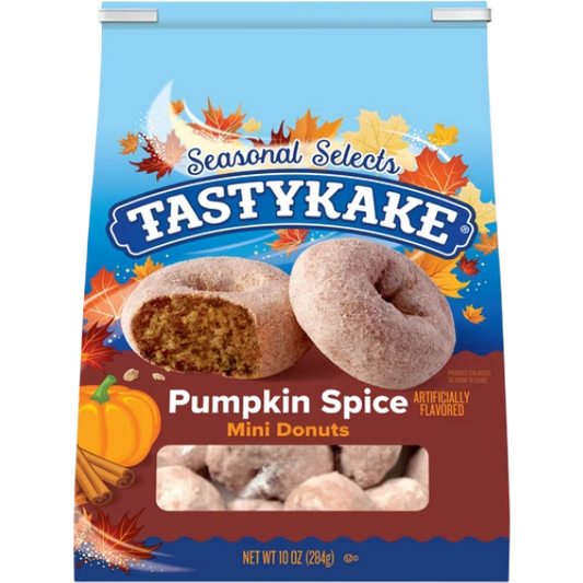 Tastykake Pumpkin Spice Flavored Mini Donuts, 10 oz