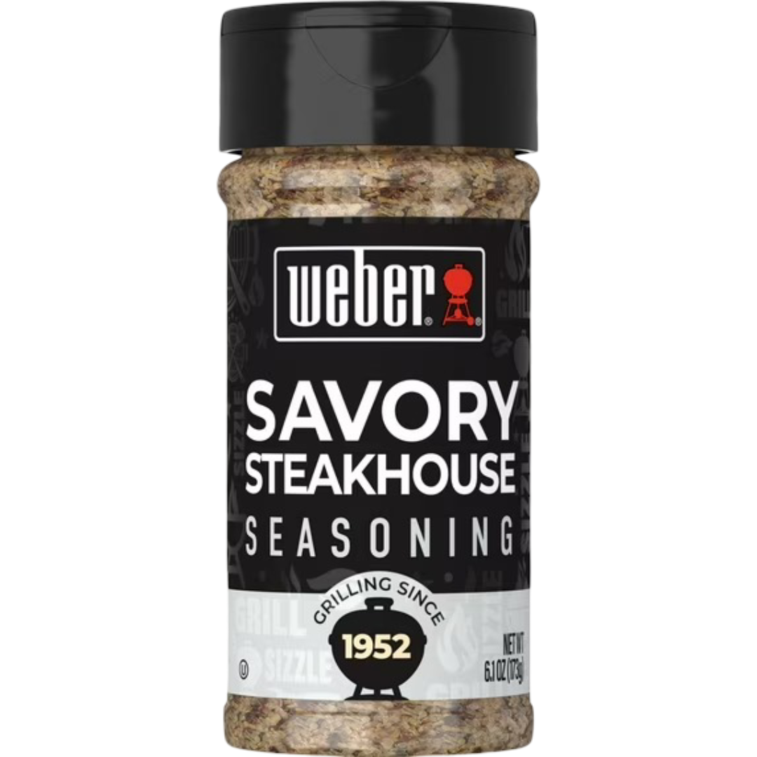 Weber Savory Steakhouse Seasoning Blend, 6.1oz