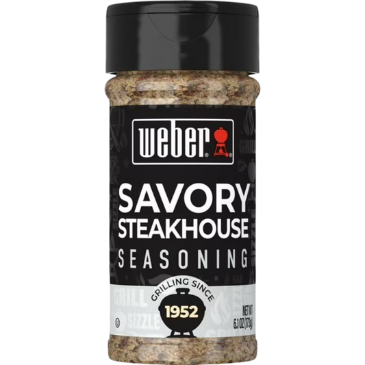 Weber Savory Steakhouse Seasoning Blend, 6.1oz