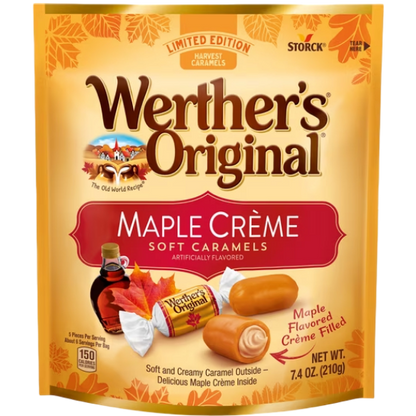Werther's Original Limited Edition Fall Maple Creme Soft Caramels, 7.4 oz