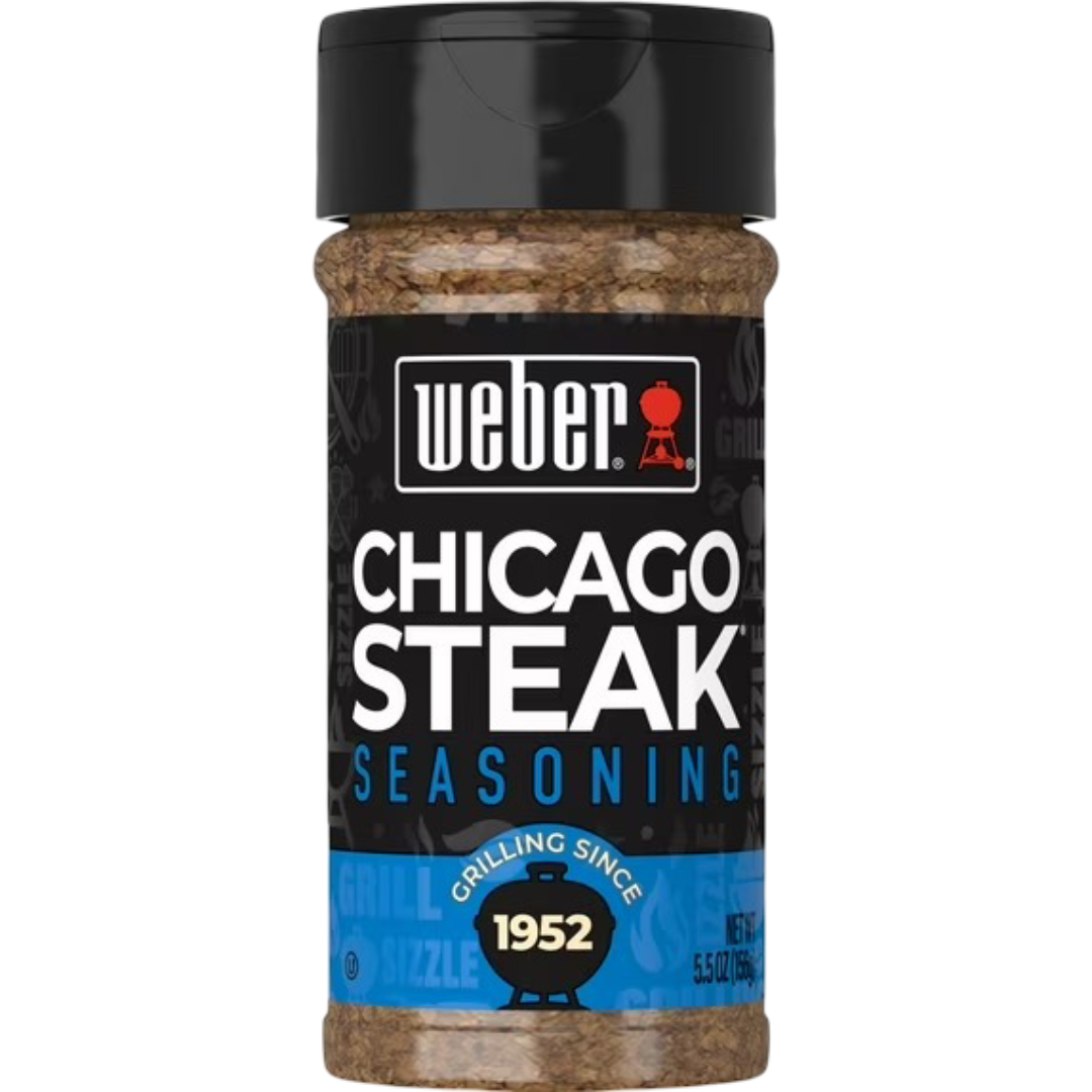 Weber Chicago Steak Seasoning, Gluten Free, 5.5oz