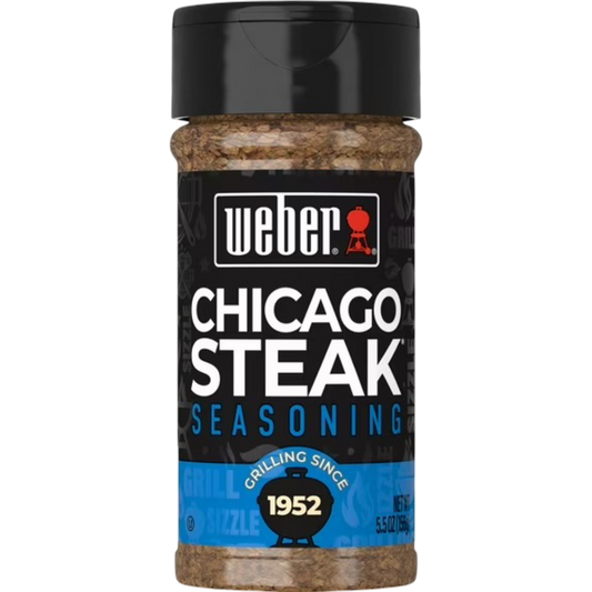 Weber Chicago Steak Seasoning, Gluten Free, 5.5oz