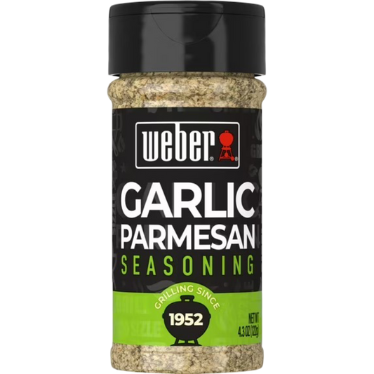Weber Garlic Parmesan Seasoning, Gluten Free, 4.3oz