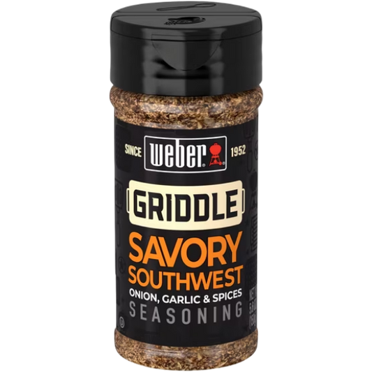 Weber Griddle Savory Southwest Spices Seasoning Blend, 5.6 oz