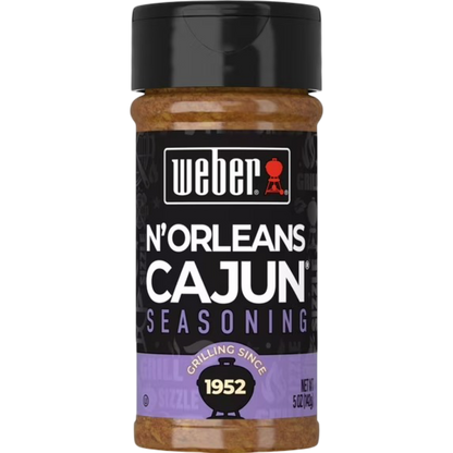 Weber N'Orleans Cajun Seasoning, Gluten Free, 5oz