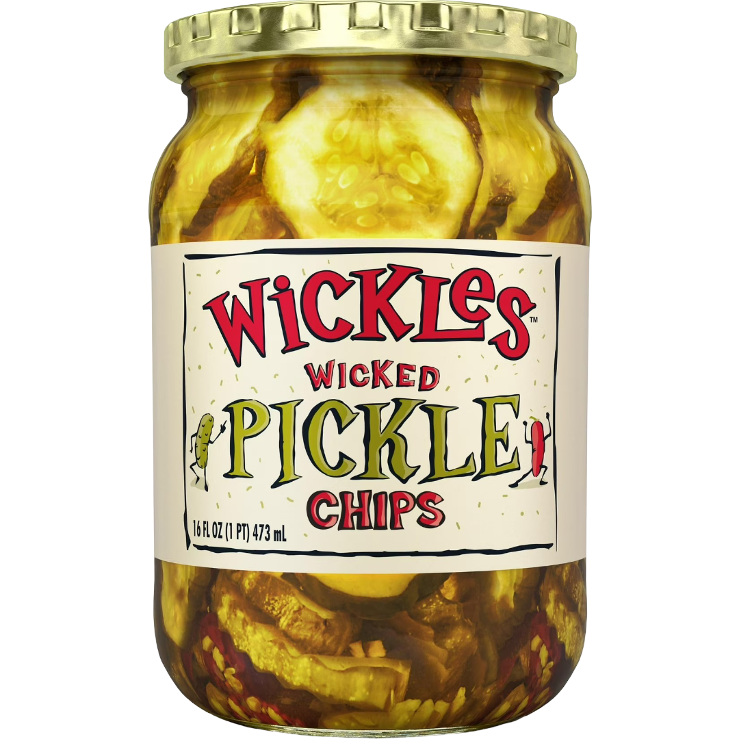 Wickles Wicked Pickle Slices, 16 fl oz