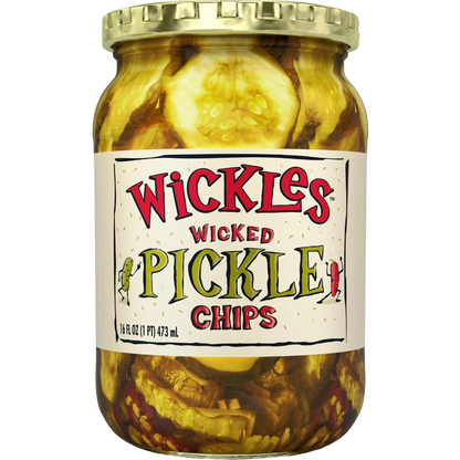 Wickles Wicked Pickle Slices, 16 fl oz