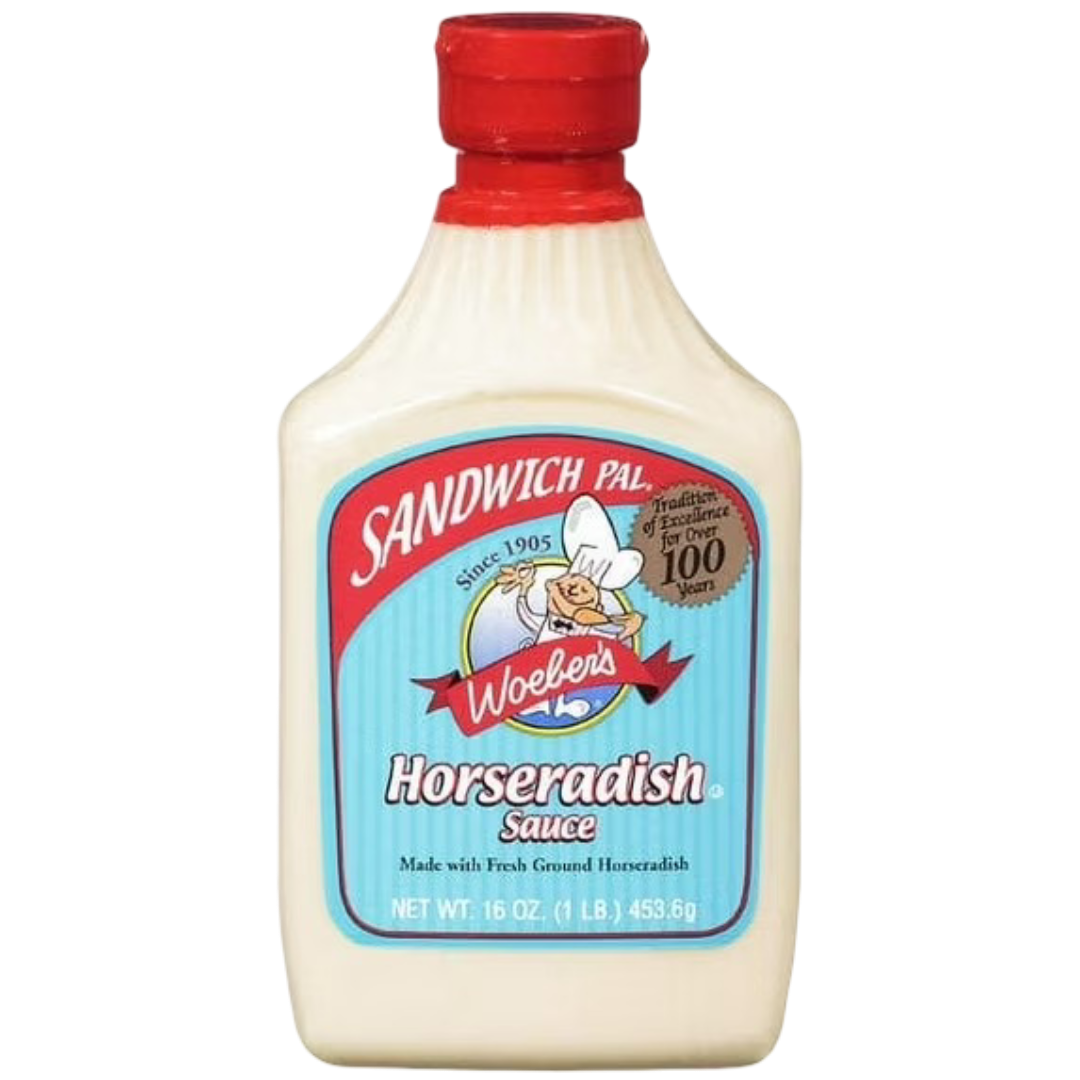 Woeber's Sandwich Pal Horseradish Sauce, 16oz