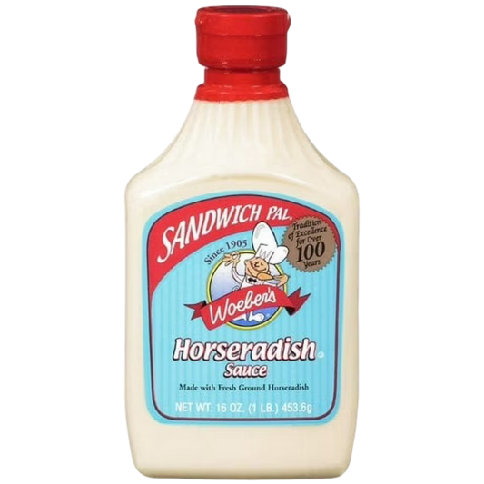 Woeber's Sandwich Pal Horseradish Sauce, 16oz