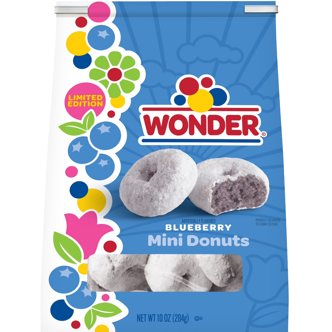 Wonder Blueberry Flavored Mini Donuts, 10 oz