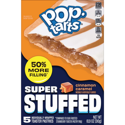Pop-Tarts Super Stuffed Cinnamon Caramel Toaster Pastries, 10.9 oz