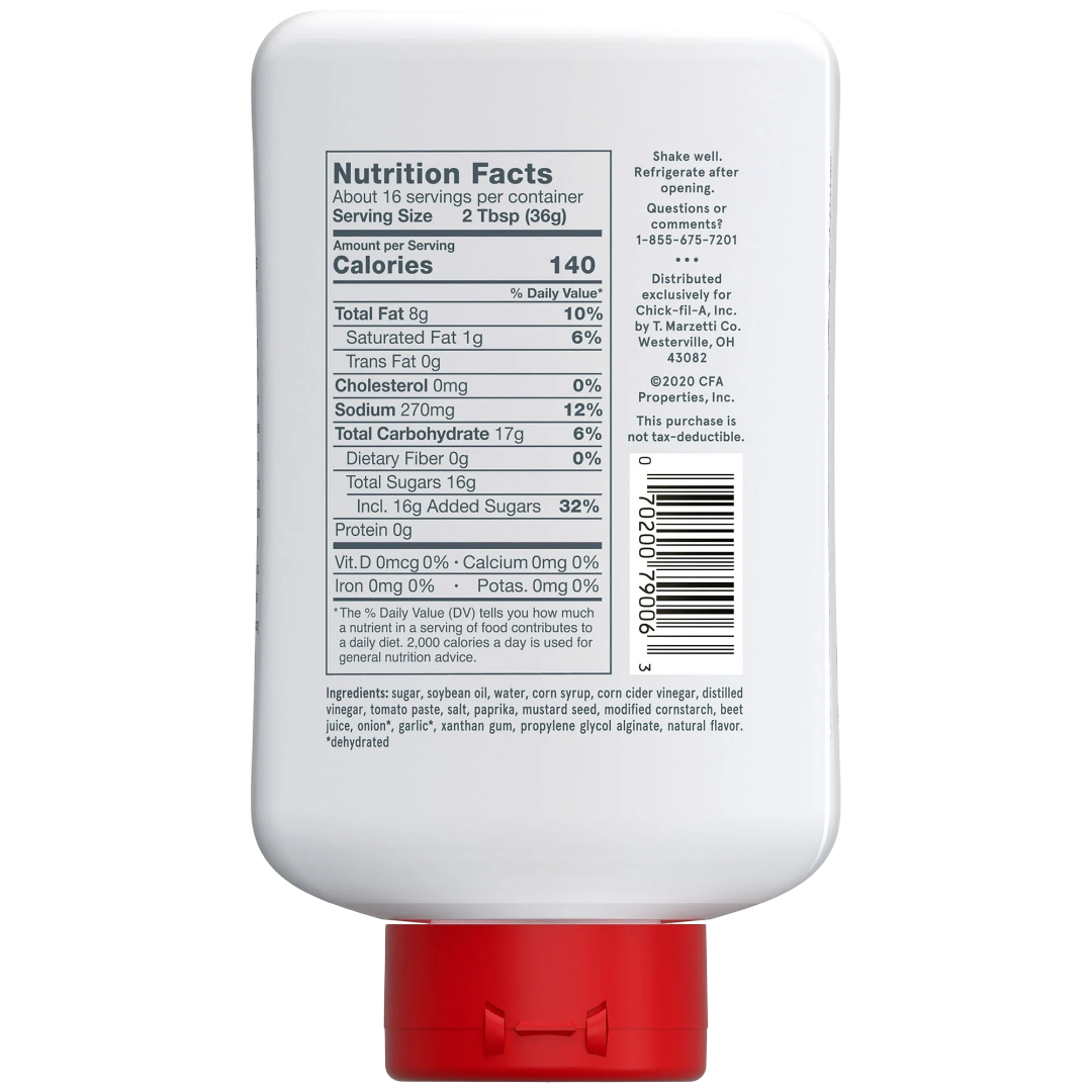 Chick-fil-A Polynesian Sauce, 16 fl oz Squeeze Bottle
