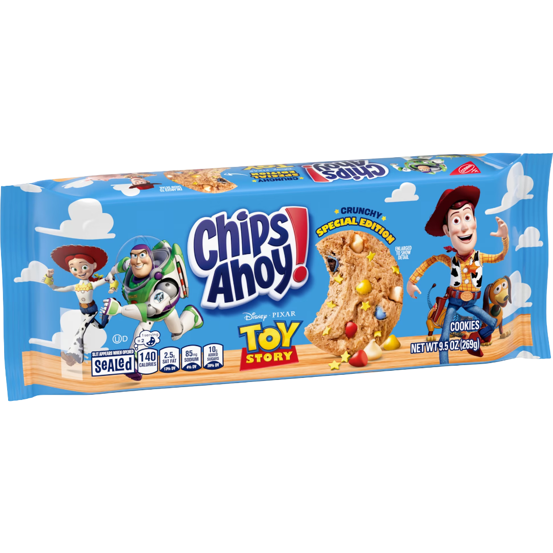 CHIPS AHOY! Toy Story Candy Blasts Fudgy Chocolate Chip Cookies, 9.5 oz