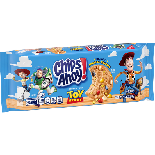 CHIPS AHOY! Toy Story Candy Blasts Fudgy Chocolate Chip Cookies, 9.5 oz