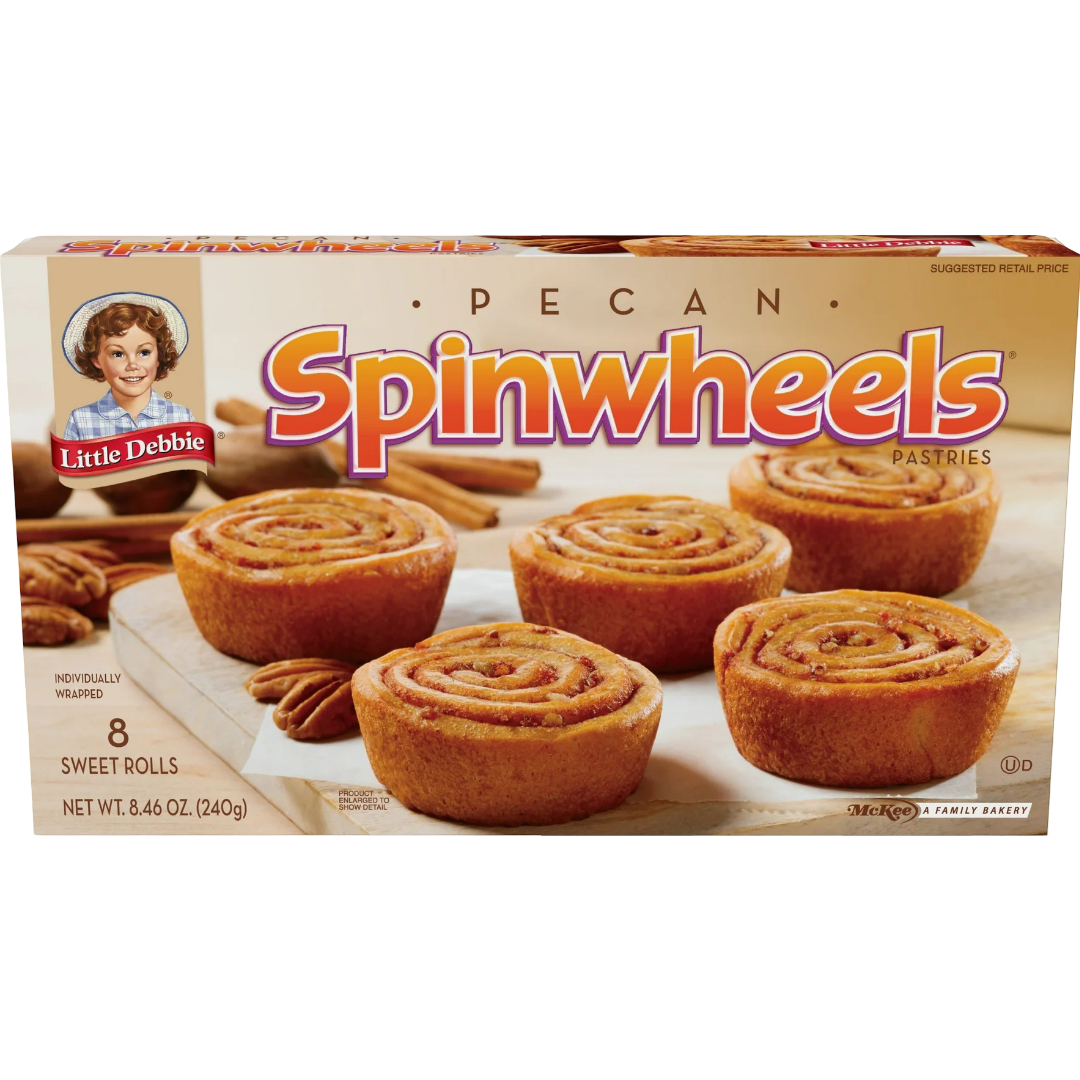 Little Debbie Pecan Spinwheels Sweet Rolls, 8.46 oz