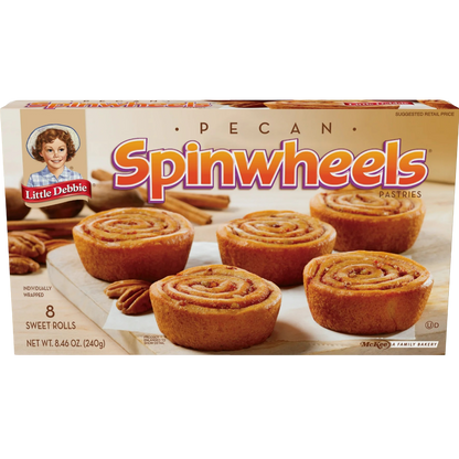 Little Debbie Pecan Spinwheels Sweet Rolls, 8.46 oz