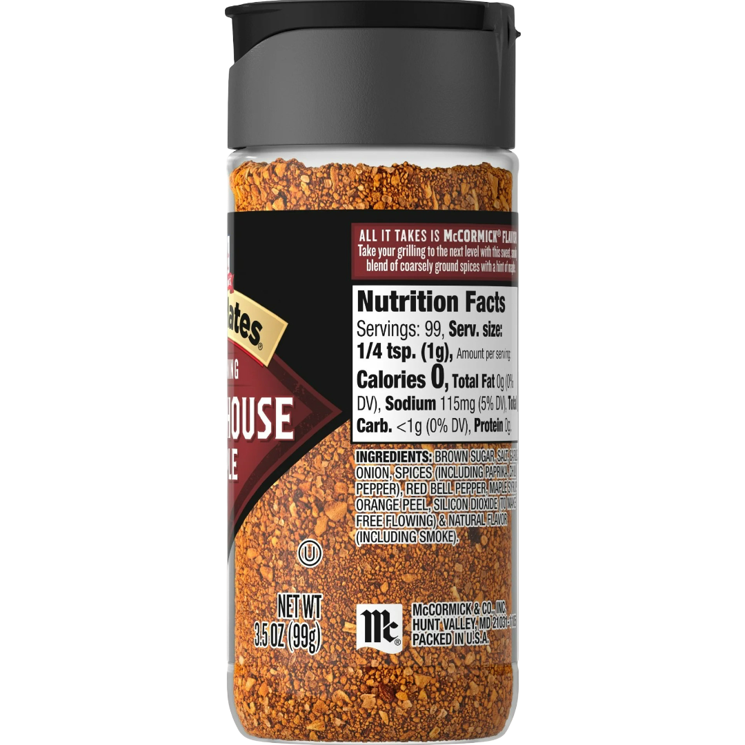 McCormick Grill Mates Gluten Free Smokehouse Maple Seasoning, 3.5oz