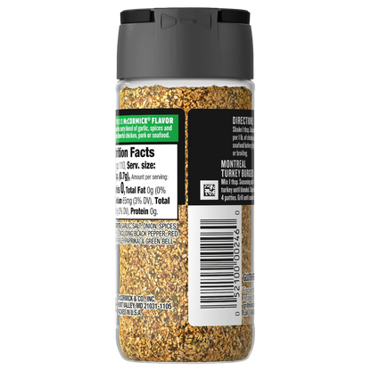 McCormick Grill Mates Gluten Free Montreal Chicken Seasoning, 2.75oz