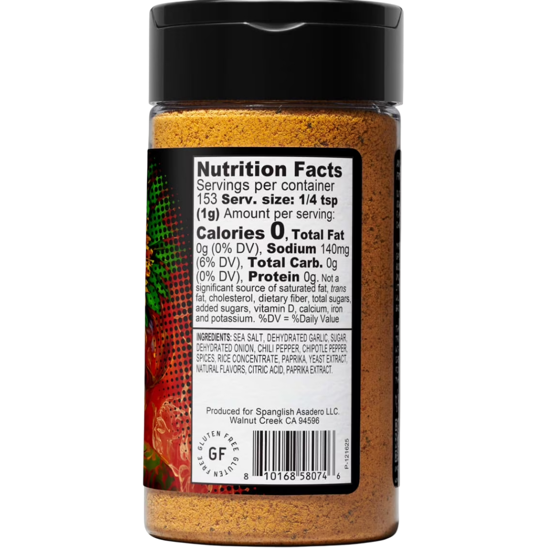 Spanglish Asadero Chipotle Chicken Seasoning Blend, 5.4 oz