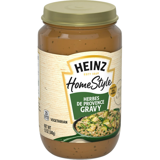 Heinz HomeStyle Herbes de Provence Gravy, Fish-free, 12 oz
