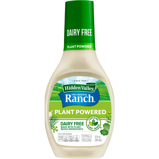 Hidden Valley Original Plant Powered Ranch Vegan Gluten Free Salad Dressing 12oz
