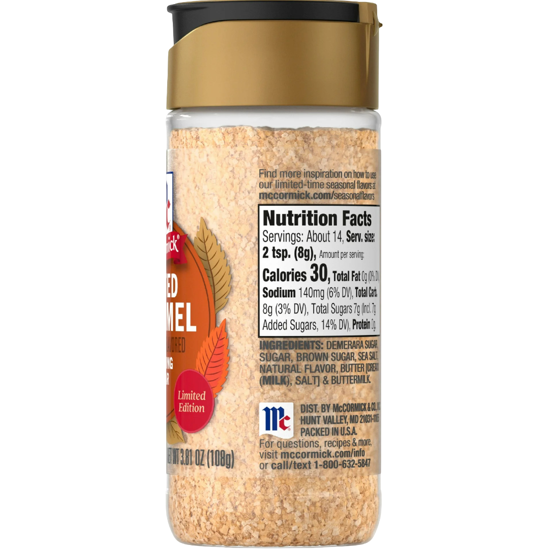 McCormick Salted Caramel Finishing Sugar, 3.81oz