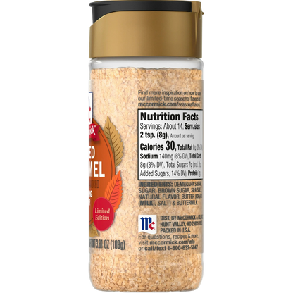 McCormick Salted Caramel Finishing Sugar, 3.81oz