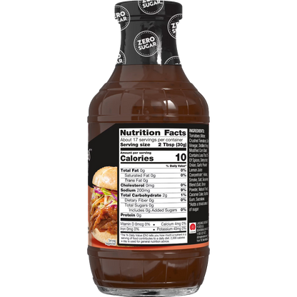 G Hughes Sugar Free Original BBQ Sauce, 18oz