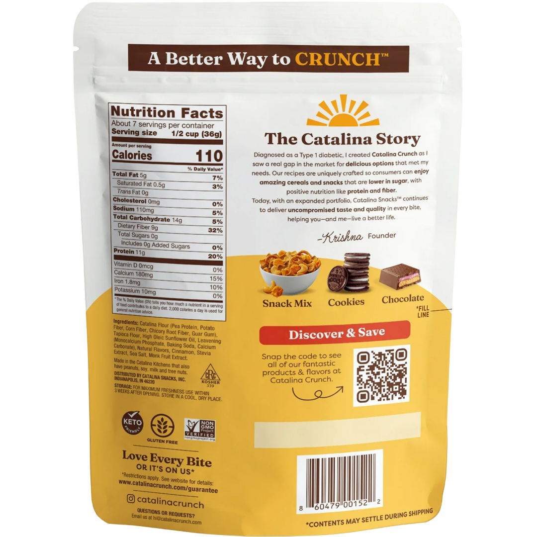 Catalina Crunch Protein Cereal, Cinnamon Toast 9 oz