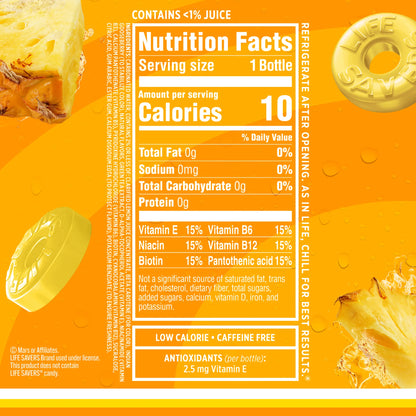 Sparkling Ice Life Savers Pineapple Sparkling Water 17 fl oz