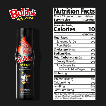 Samyang Buldak Spicy Chicken Hot Sauce, 7.05 oz