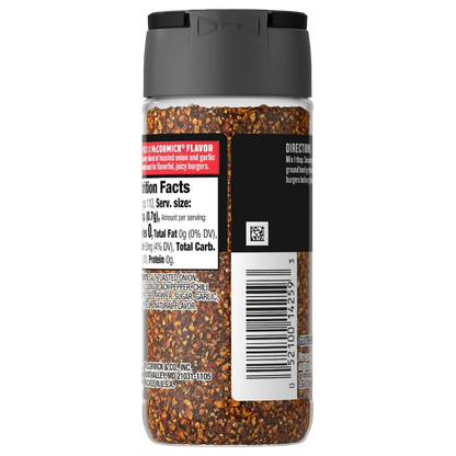 McCormick Grill Mates Gluten Free Hamburger Seasoning, 2.75oz